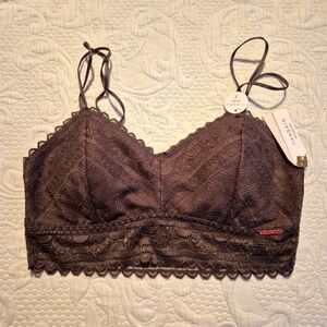 Danskin Intimates women's Large light brown bralette with removable pads NEW